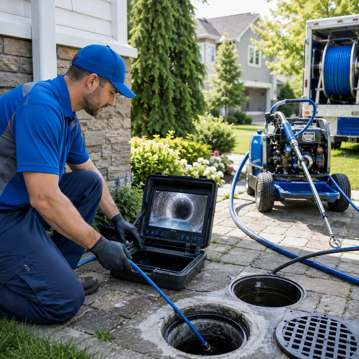 Outdoor drain cleaning professionals serving Strasburg, VA